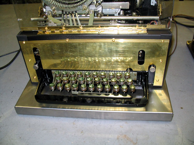 Teletype front closeup
